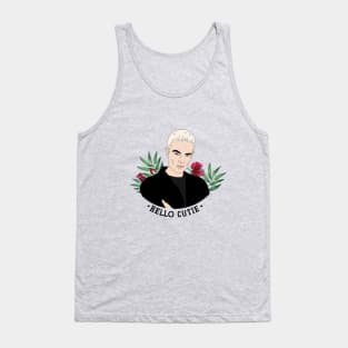 Spike Buffy Floral Valentines Tank Top